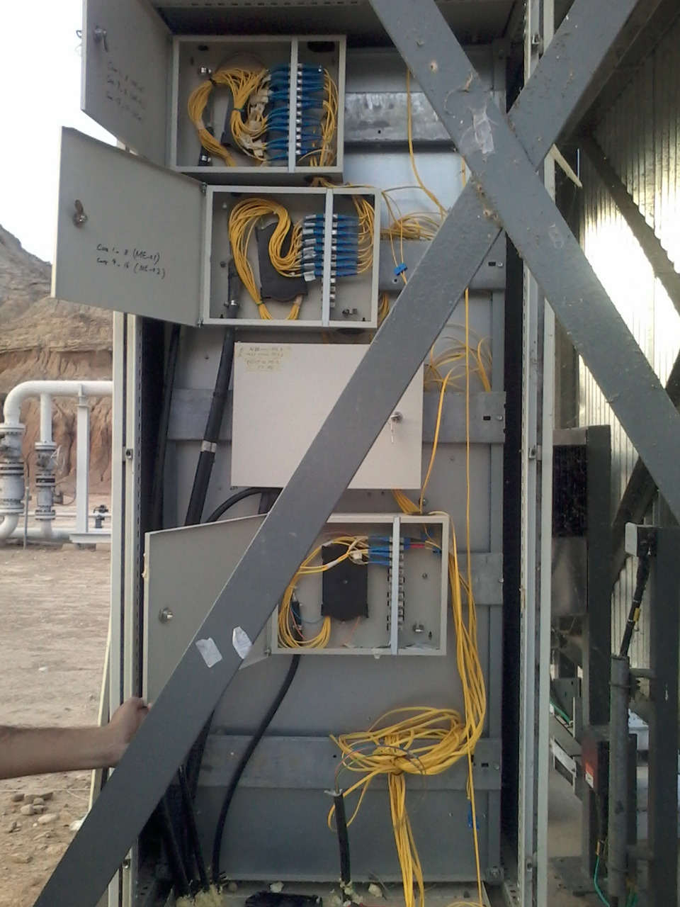 SCADA and CCR connectivity over Fiber Optic of Oil & Gas Company